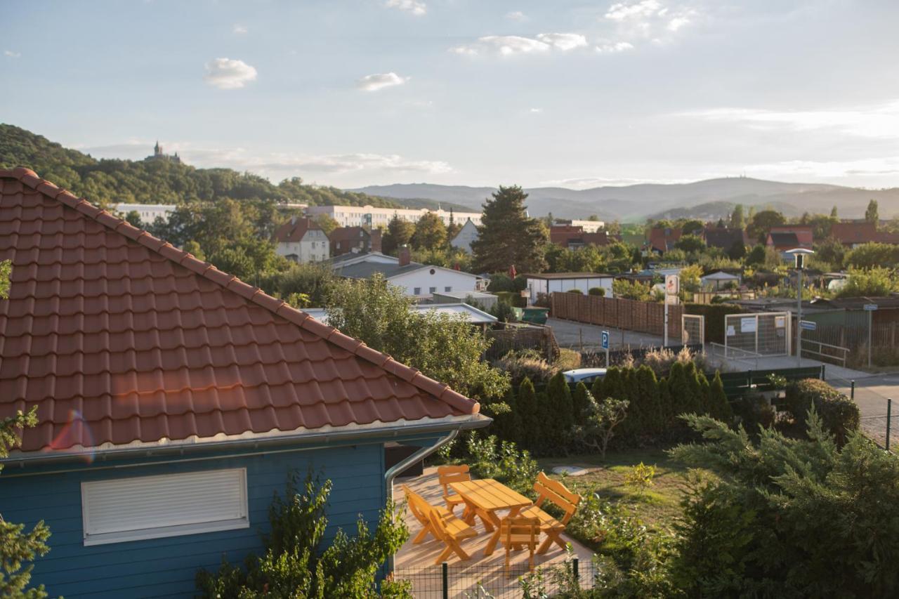 Blaues Ferienhaus Wernigerode Bagian luar foto