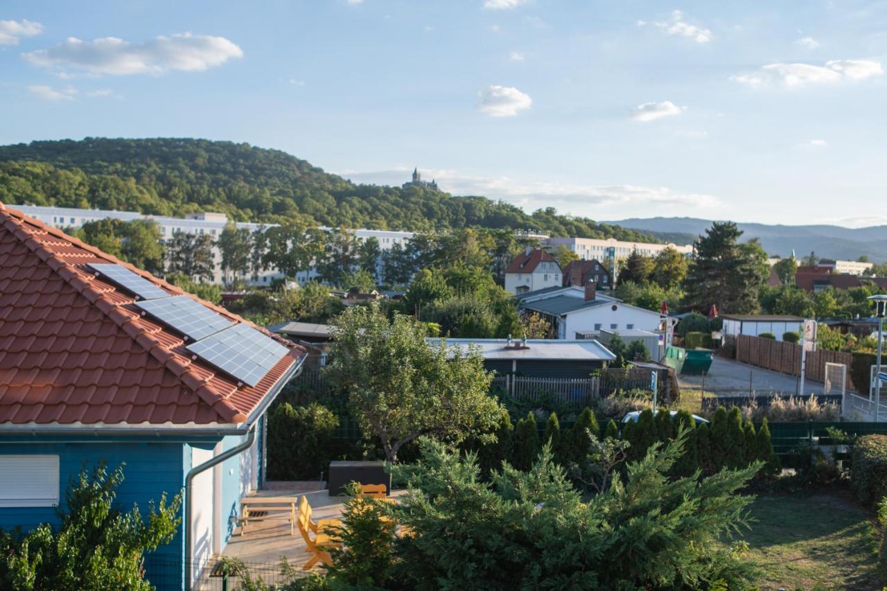 Blaues Ferienhaus Wernigerode Bagian luar foto